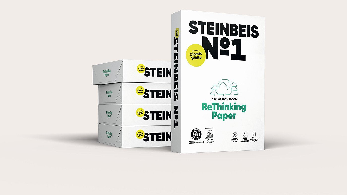 Steinbeis No.1 Paper A4 80gsm White (Box of 5 Reams) - SCL2180