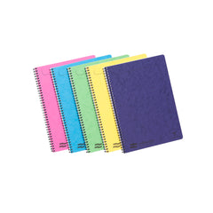 Clairefontaine Europa Notemaker A4 Wirebound Pressboard Cover Notebook Ruled 120 Pages Assorted Col (Pack 10) - 3154Z