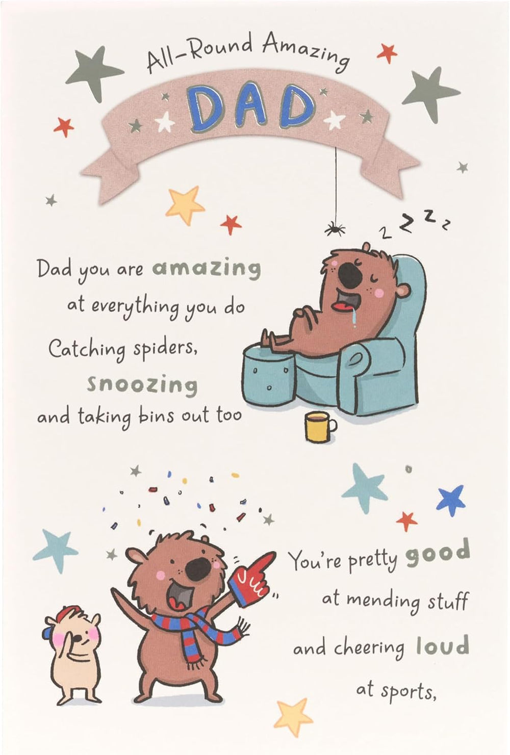 UK Greetings Father's Day Card for Dad - Witty Design