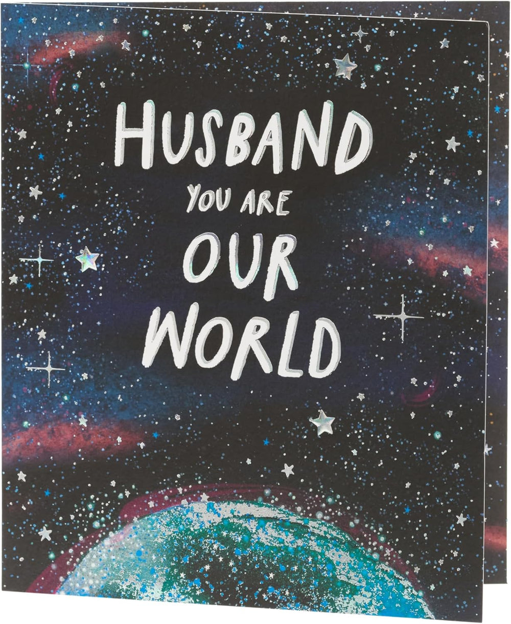 UK Greetings Father's Day Card for Husband - Our World Design