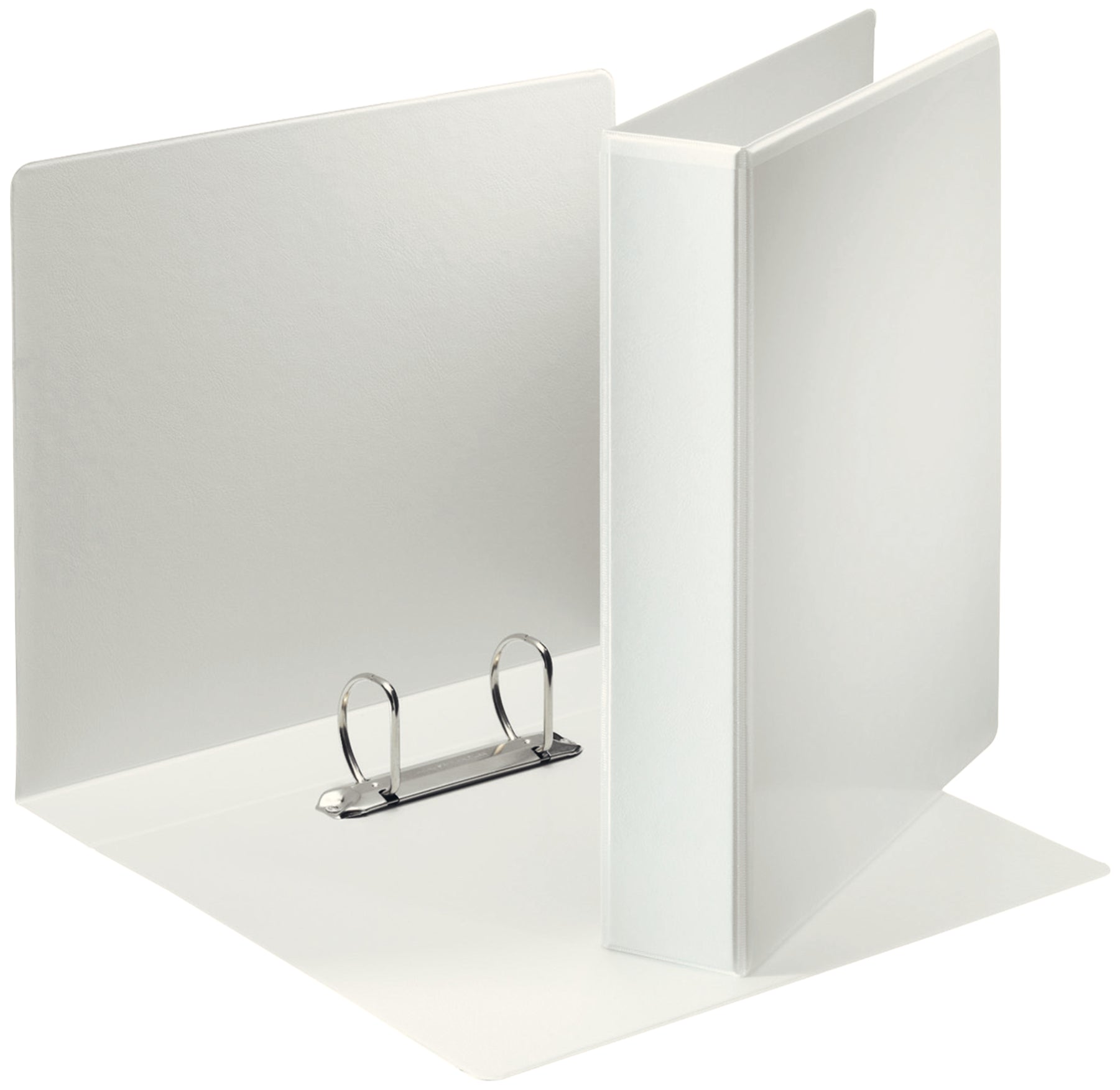 Esselte Essentials Presentation Ring Binder Polypropylene 2 D-Ring A4 40mm Rings White (Pack 10) 49739 DD