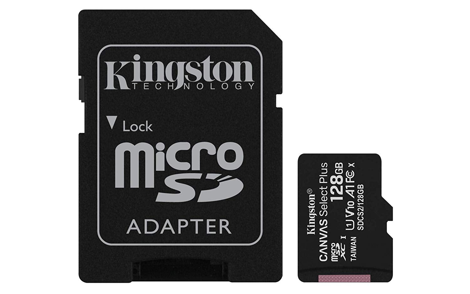 Kingston Technology Canvas Select Plus 128GB MicroSDXC Memory Card and Adapter