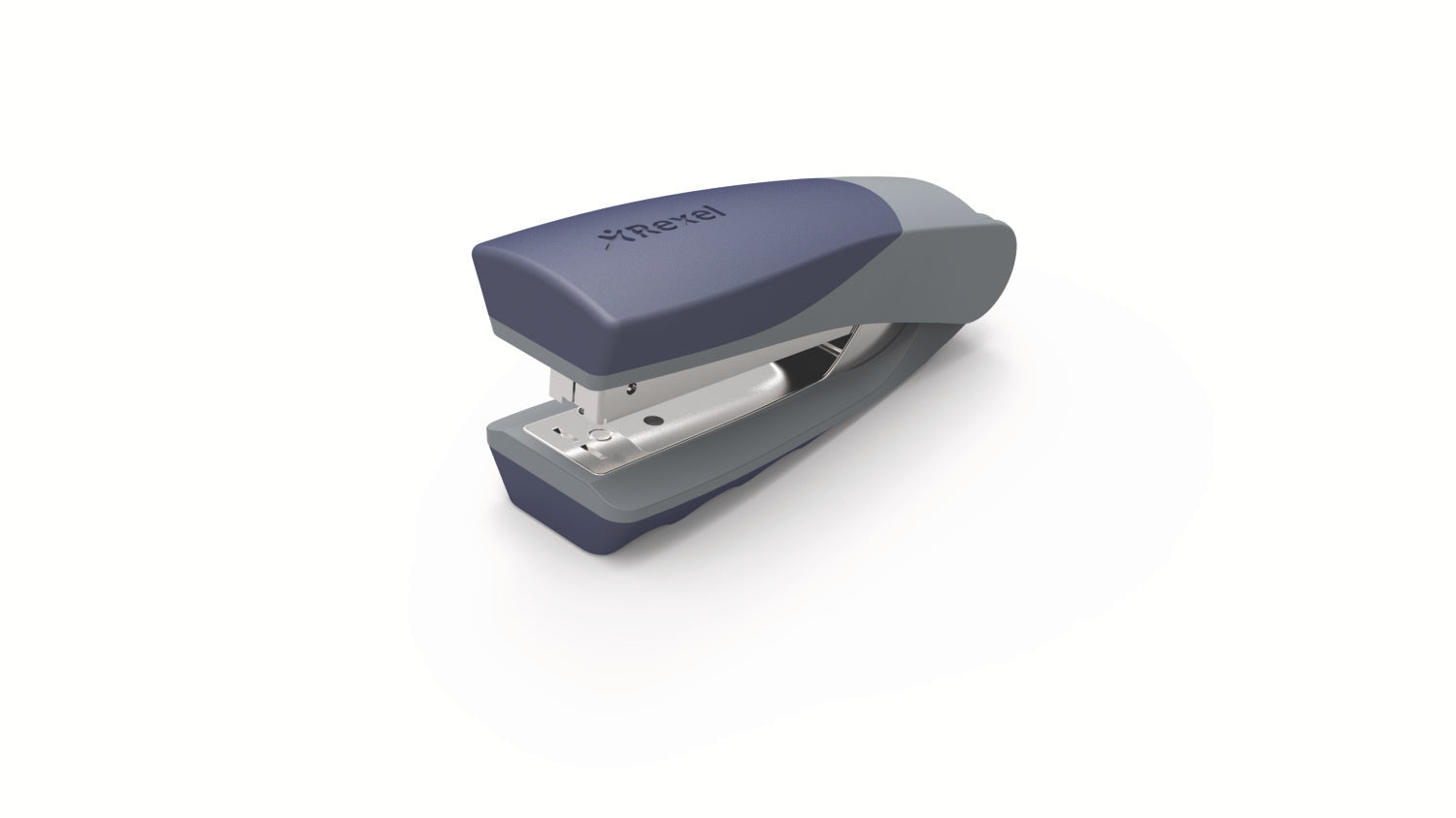 Rexel Centor Half Strip Stapler Plastic 25 Sheet Blue 2100596