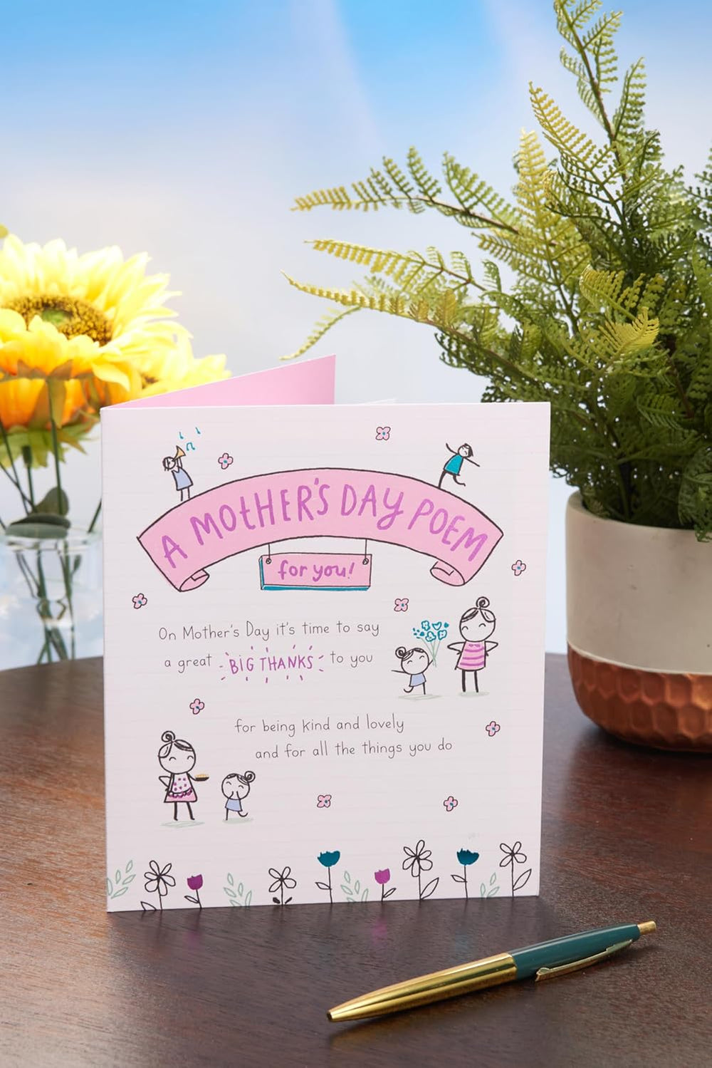 UK Greetings Mother's Day Card for Her - Cute Poem Design
