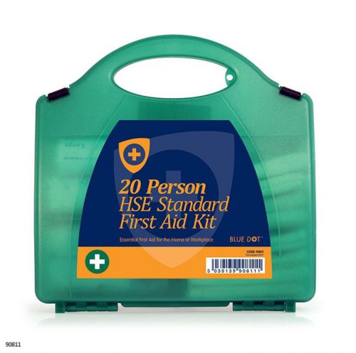 Blue Dot Eclipse HSE 20 Person First Aid Kit Green