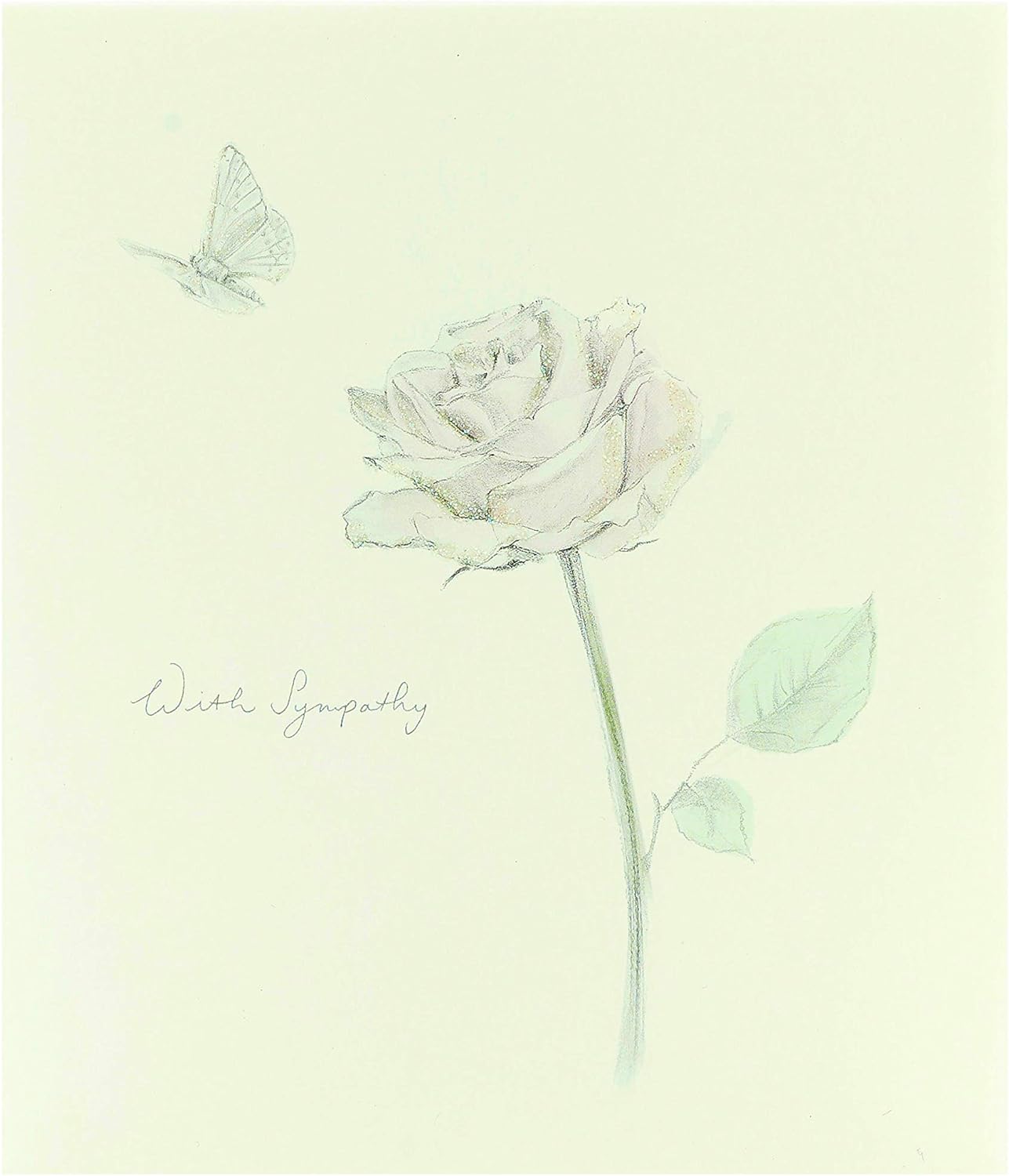 Sympathy Card with Floral Desig