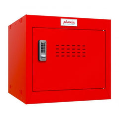 Phoenix CL Series Size 1 Cube Locker in Red with Electronic Lock CL0344RRE DD