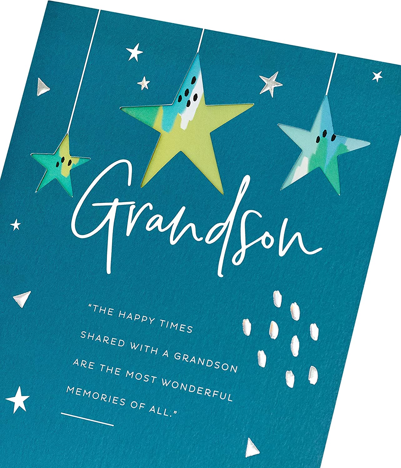 Sentimental Grandson Birthday Card