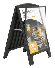 SECO Double-sided A-Frame Sign A1 - SSDA1-BLACK DD