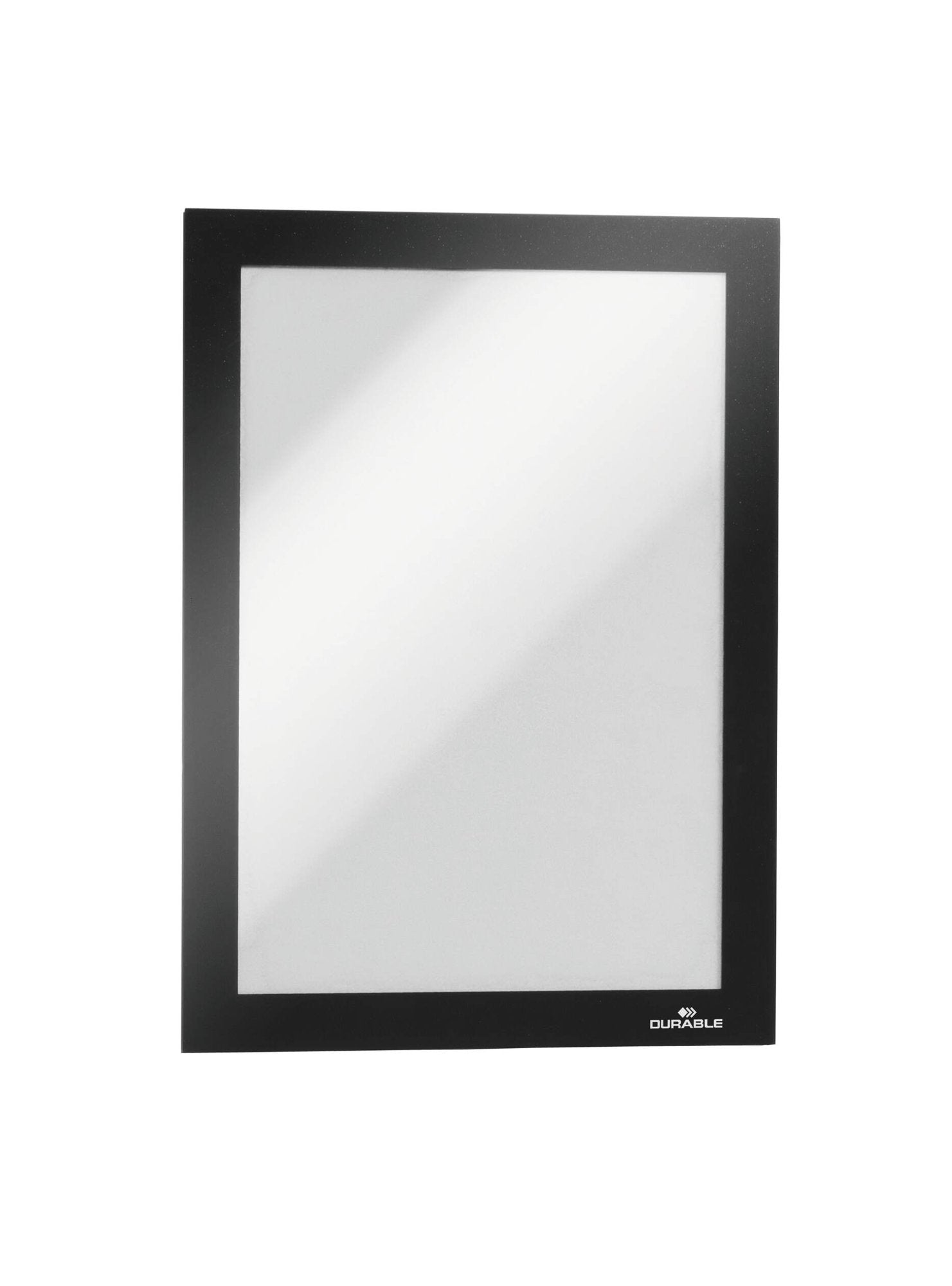 Durable DURAFRAME Self-Adhesive Sign & Document Holder with Magnetic Frame A5 Black - 489801