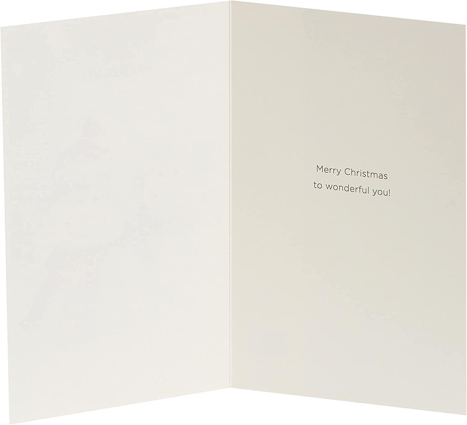 Quirky Snow Couple in Tartan Husband Christmas Card