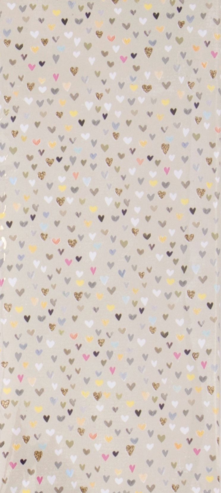 Glick Four Sheets of Hearts Tissue Paper
