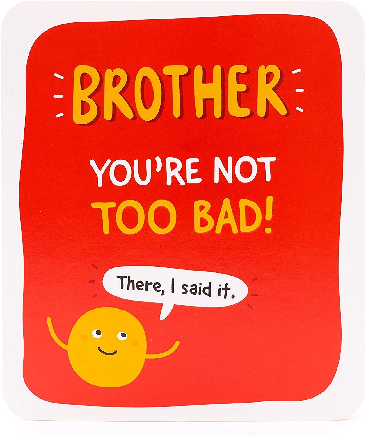Funny and Bright Brother Birthday Card