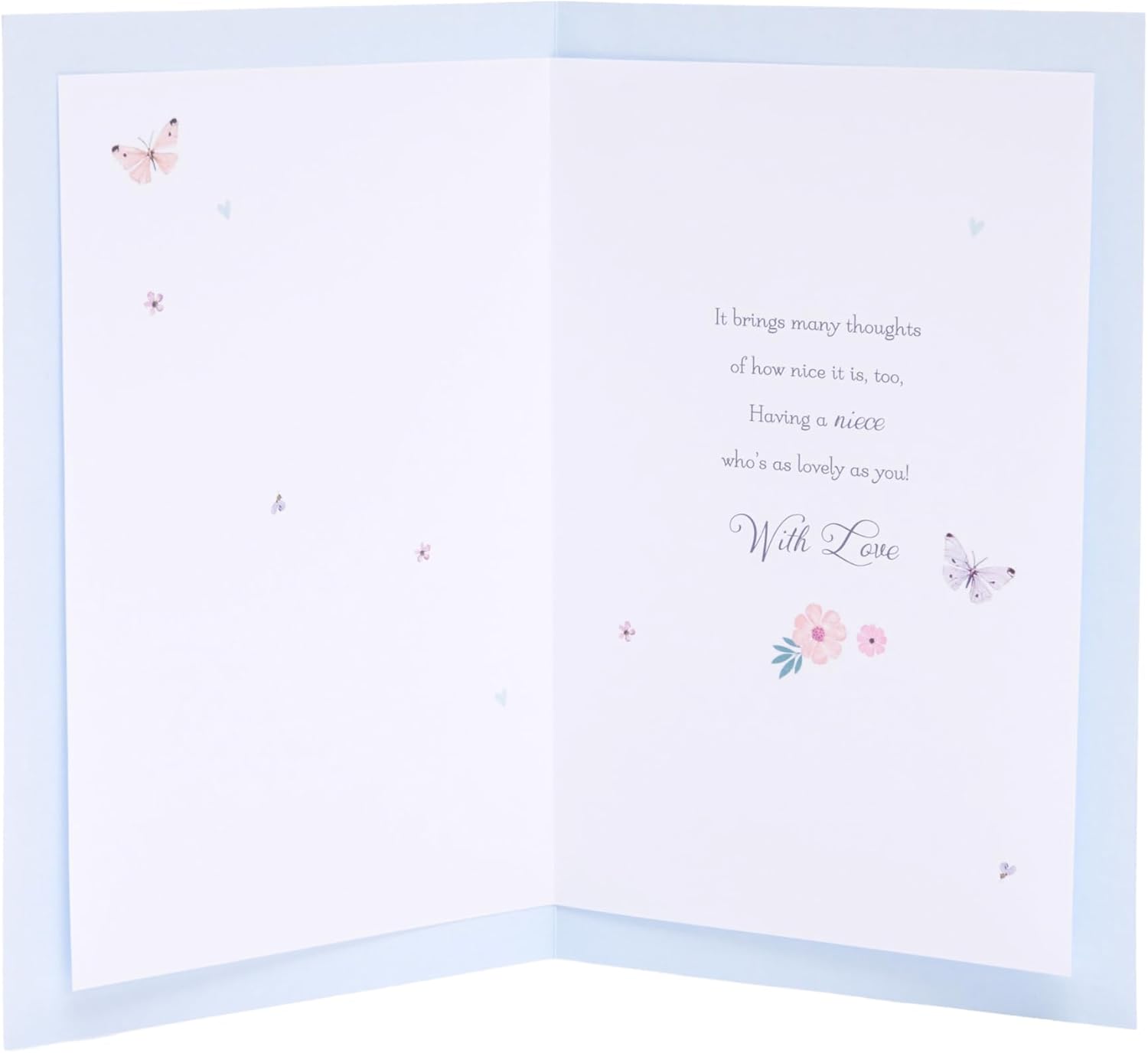 Butterflies Design Niece Birthday Card