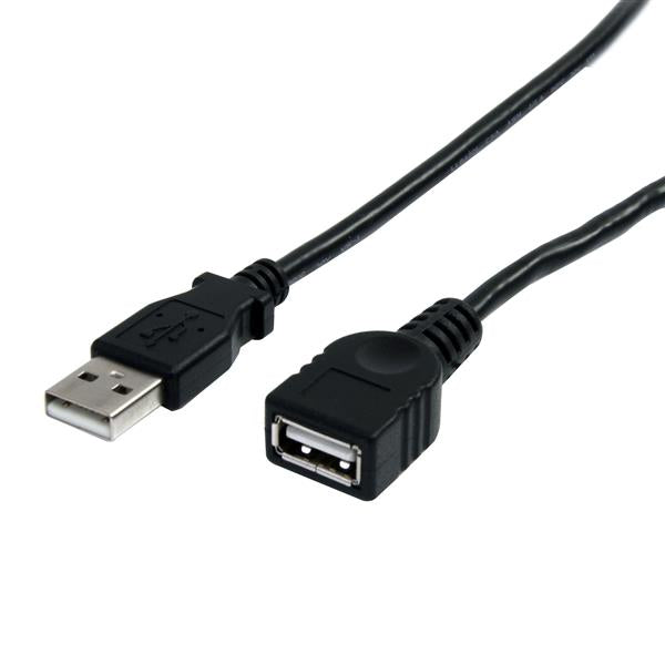 StarTech.com 10 ft Black USB 2.0 Extension Cable