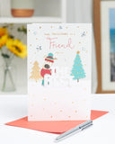 Boofle To A Friend Who Is The Best – Cute Christmas Greeting Card
