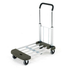 Slingsby Lightweight Extendable Folding Trolley With Smooth Running Wheels 150Kg Capacity L760 x W440 x H870mm (Extended) - 315167 DD