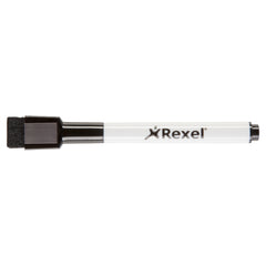 ValueX Magnetic Whiteboard Marker Bullet Tip Black (Pack 6) - 2104184
