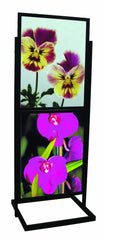 SECO Double-sided Eco Information Board 2 Panels Black - EIB-2BLK DD