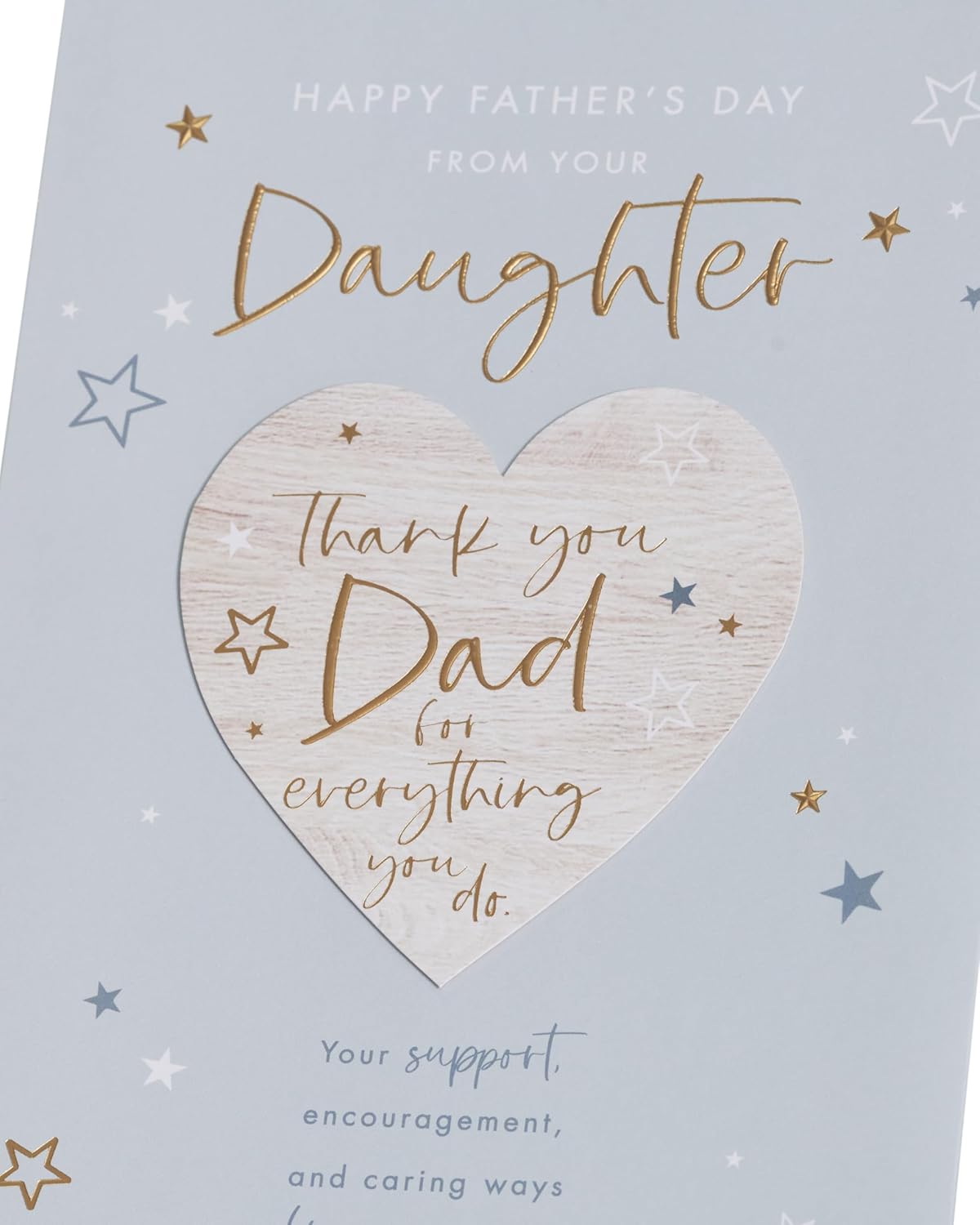 UK Greetings Father's Day Card from Your Daughter - Thank You Design