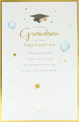Lovely Congratulations Card For You Grandson On Your Graduation Card