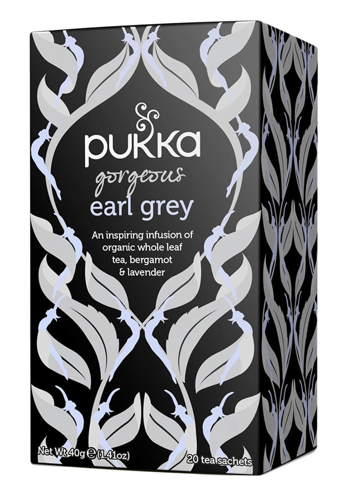 Pukka Tea Gorgeous Earl Grey Tea Envelopes (Pack 20)  -5060229011589