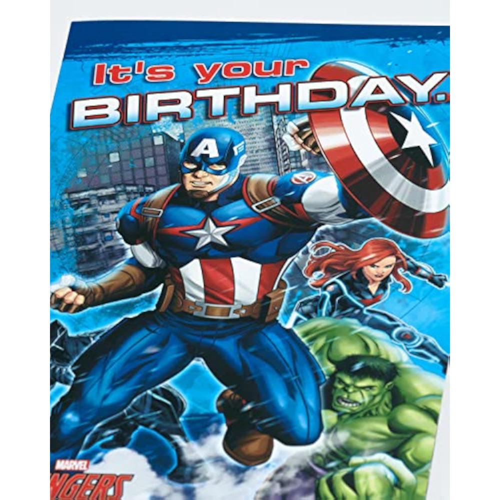 Marvel The Avengers Pop-Up Design Birthday Card