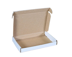 LSM Letter Box 322 x 229 x 20mm Size A4 White (Pack 50) - PIP03