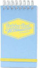 Pukka Pad A7 Wirebound Card Cover Pocket Notebook Ruled 100 Pages Pastel Blue/Pink/Mint (Pack 6) - 8903-PST
