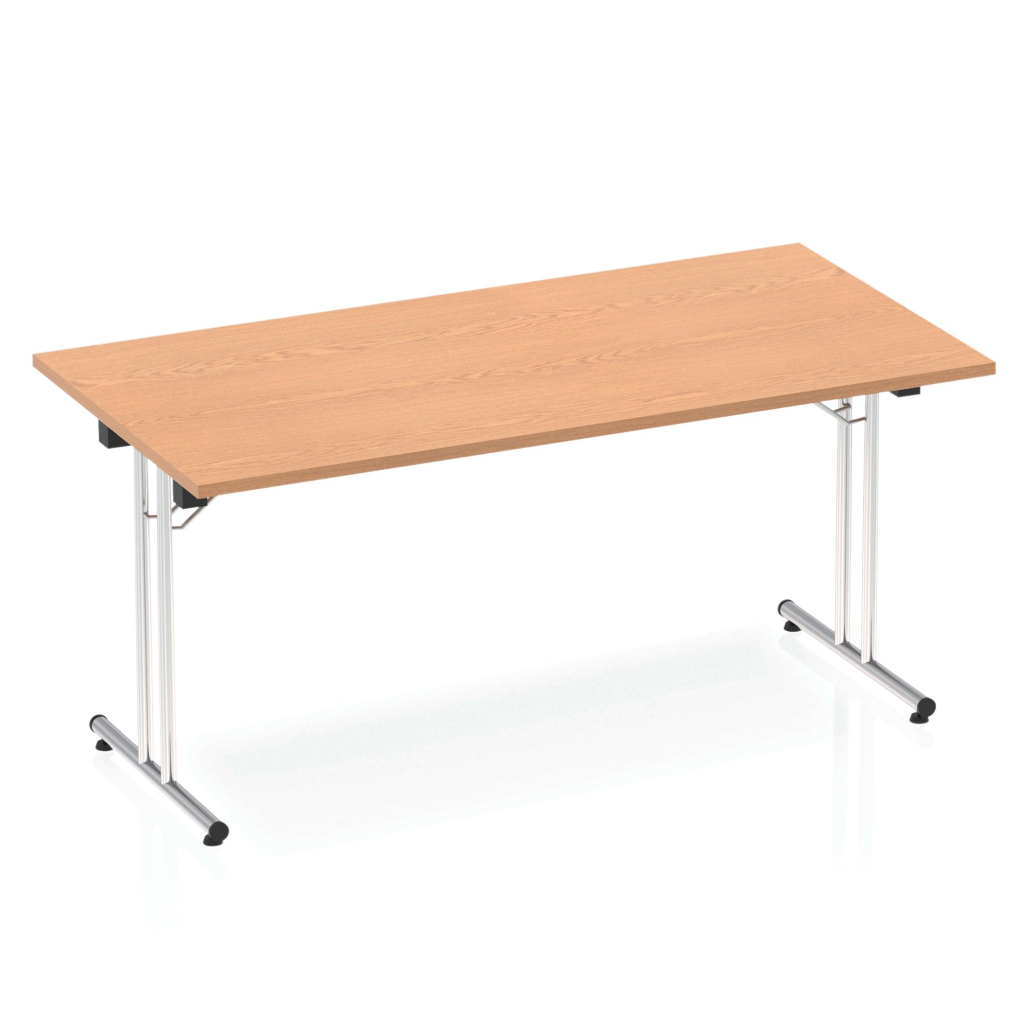 Dynamic Impulse 1600mm Folding Rectangular Table Oak Top I000797 DD