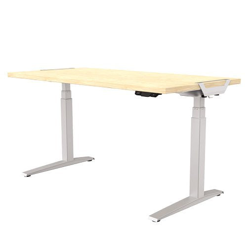 Fellowes Levado Height Adjustable Desk Maple 1200mm 9787101 DD