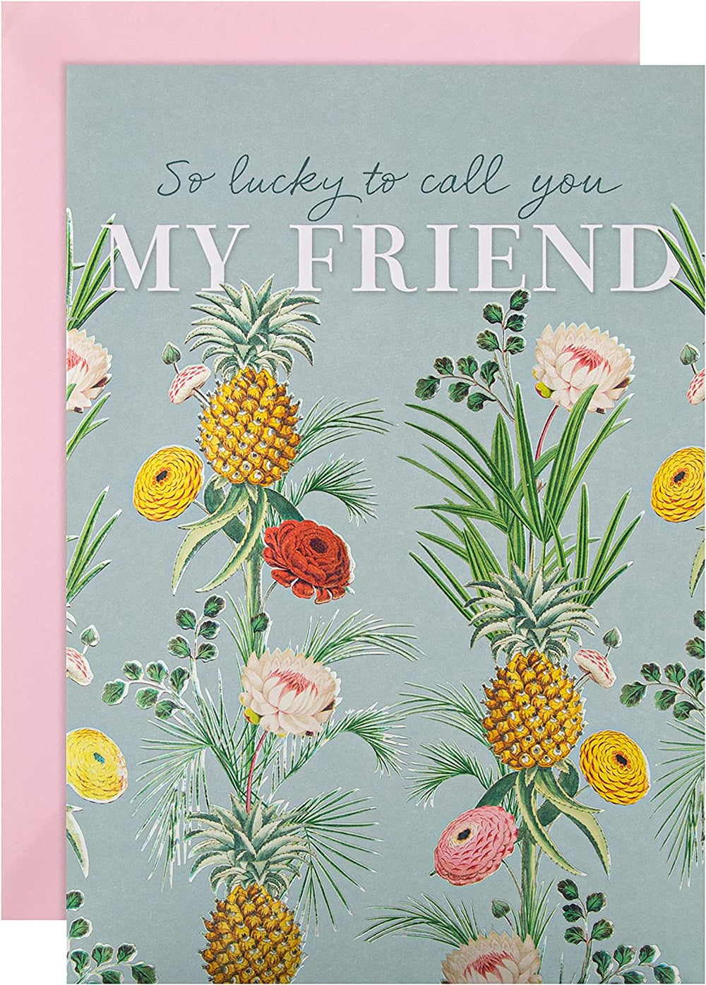 Vintage Style Botanical Design Friend Birthday Card