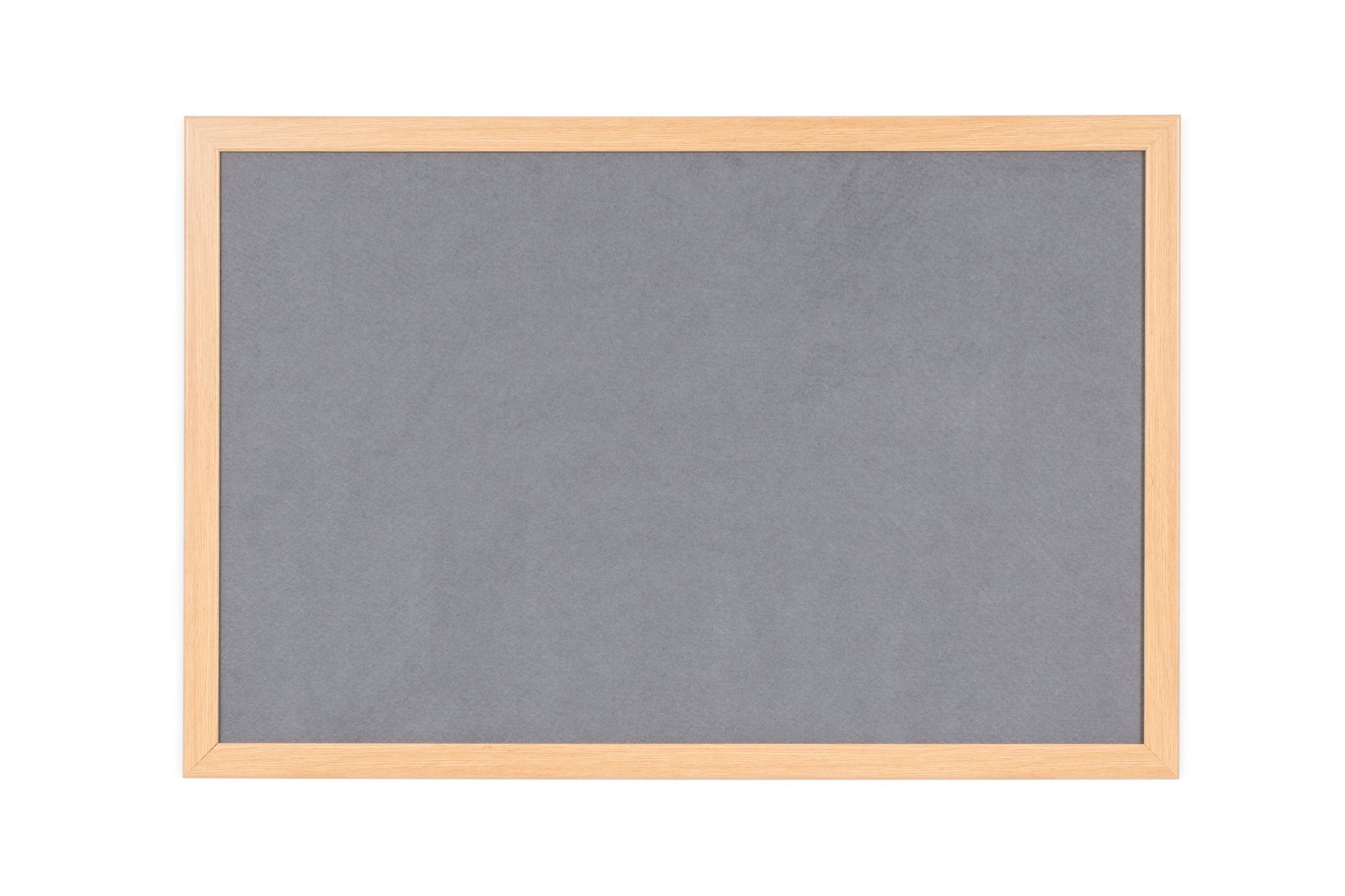 Bi-Office Earth-It Grey Felt Noticeboard Oak Wood Frame 1800x1200mm - FB8542233 DD