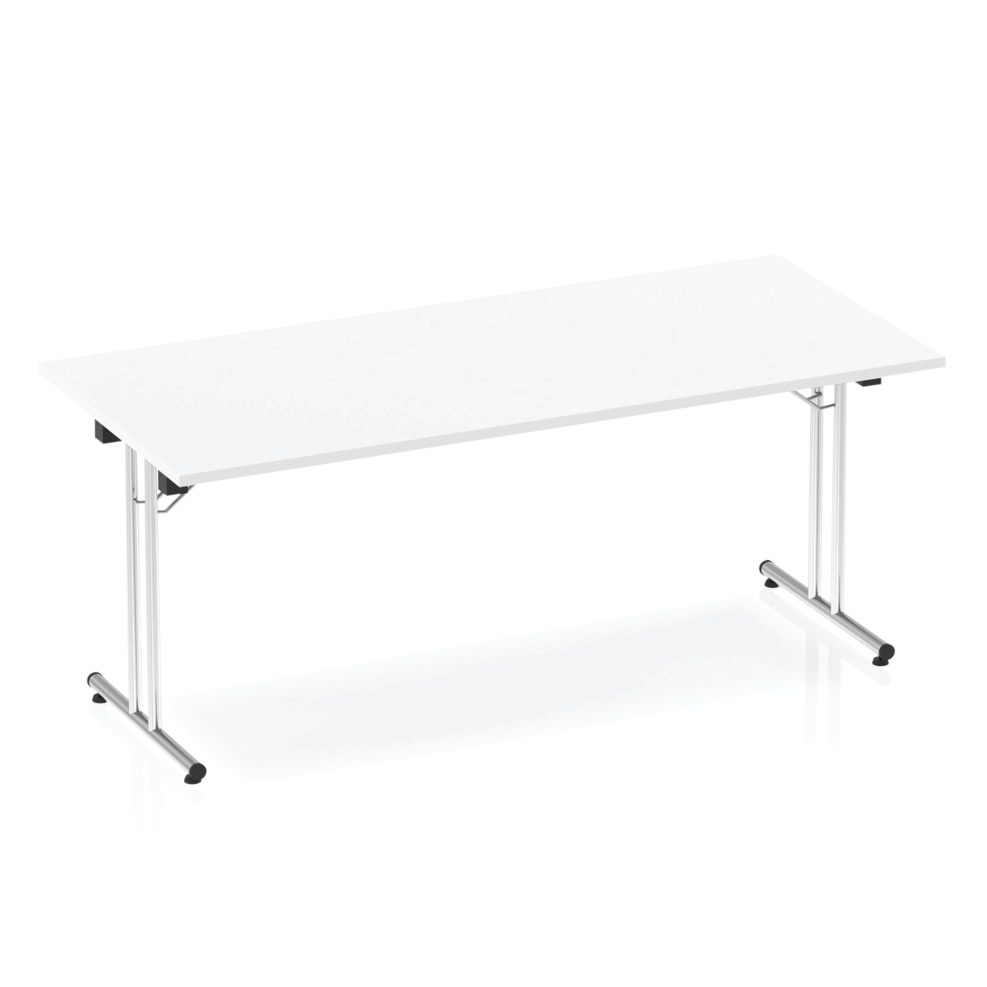 Dynamic Impulse 1800mm Folding Rectangular Table White Top I000710 DD