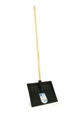 Plastic Snow Shovel With Wood Handle And Black Plastic Shovel 0108057