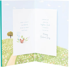 Country Scene Father's Day Card for Dad – Rustic Nature Design