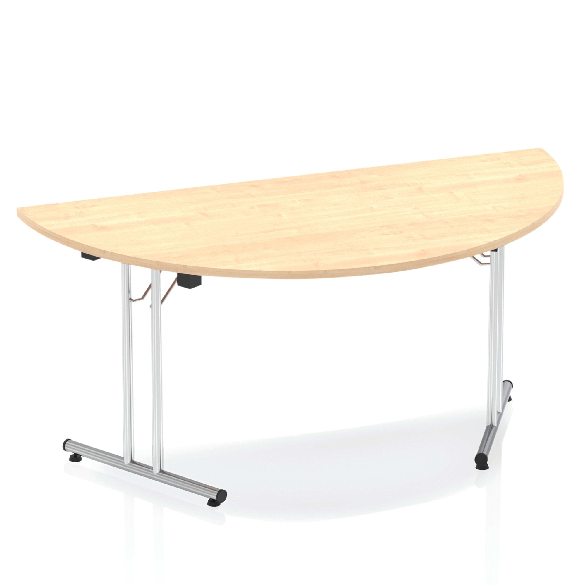 Dynamic Impulse 1600mm Folding Semi circle Table Maple Top I000721 DD