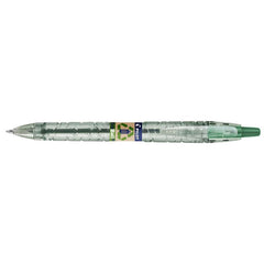 Pilot Ecoball Recycled Retractable Ballpoint Pen 1.0mm Tip 0.27mm Line Green (Pack 10) 4902505621611