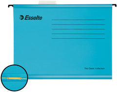 Esselte Pendaflex A4 Reinforced Suspension File Card V Base Blue (Pack 10) 93130 DD