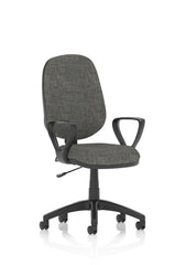 Eclipse Plus I Charcoal Chair With Loop Arms KC0016 DD