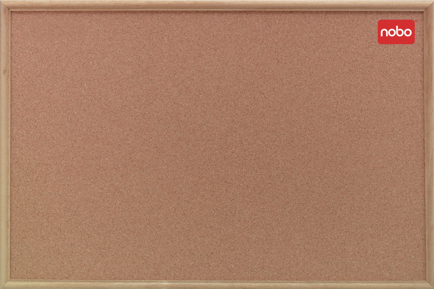 Nobo Classic Cork Noticeboard Oak Wood Frame 1200x900mm 37639004 DD