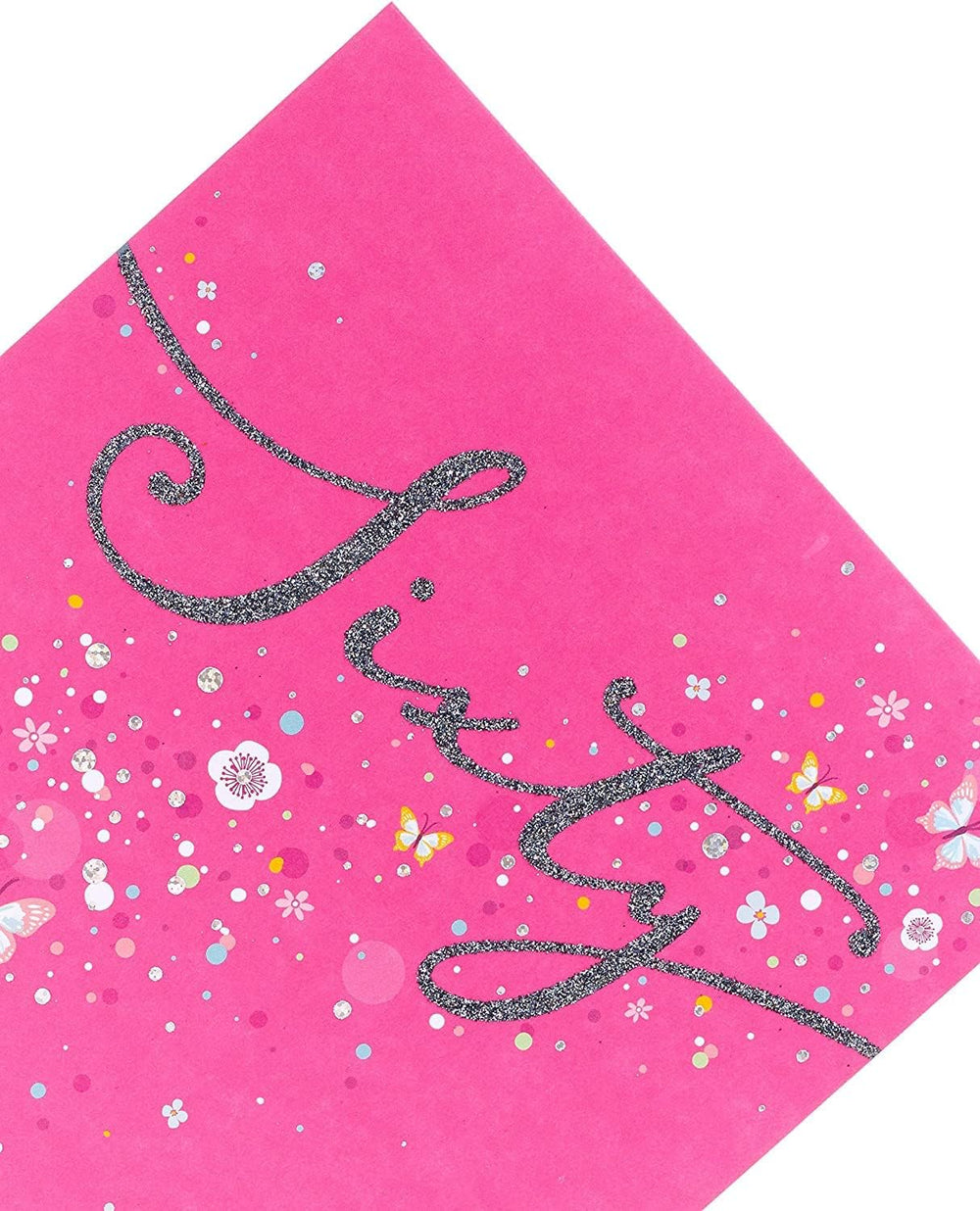 Sixtieth Age 60 Birthday Card with Foil Details