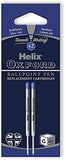 Helix Oxford Blue Ballpoint Pen Refills – Pack of 2