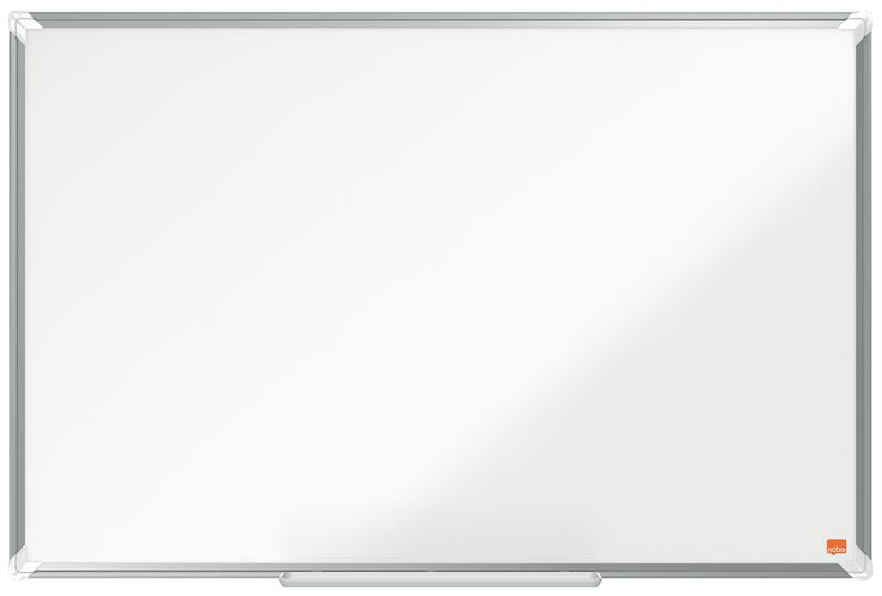 Nobo Premium Plus Magnetic Enamel Whiteboard Aluminium Frame 900x600mm 1915144