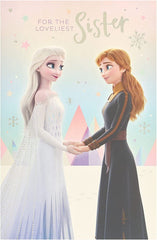 Disney Frozen For the Loveliest Sister Birthday Card