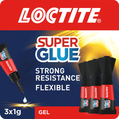 Loctite Super Glue Mini Trio Power Gel 3x1g - 2642101