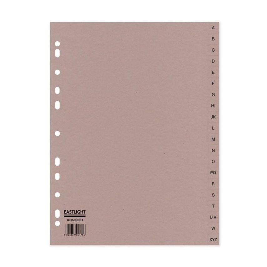 ValueX Index A-Z A4 Card 160gsm Buff - 80053DENT