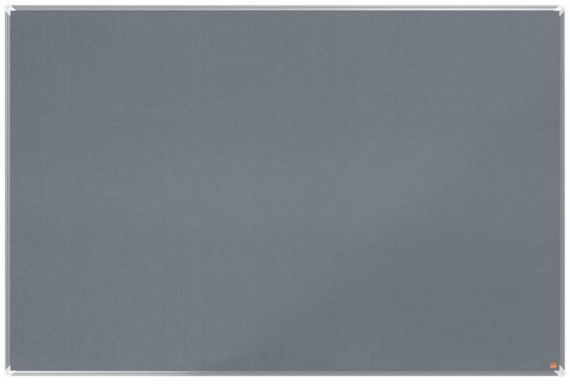Nobo Premium Plus Grey Felt Noticeboard Aluminium Frame 1800x1200mm 1915199