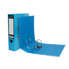 Pukka Brights Lever Arch File Laminated Paper on Board A4 70mm Spine Width Light Blue (Pack 10) - BR-7761