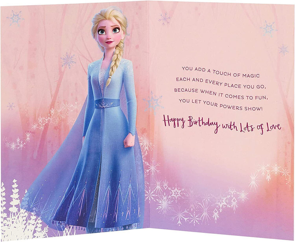 Disney Frozen 2 Daughter Birthday Card Elsa